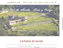 Tablet Screenshot of carballaldesande.com